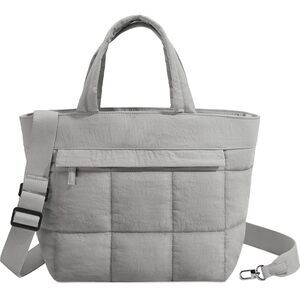 6660 Small Puffer Tote Bag , Lightweight Mini Quilted Crossbody Cute